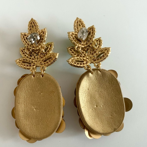KATE SPADE BY THE POOL PINEAPPLE EARRINGS - Picture 2 of 5